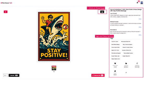 screenshot of Effortless Pod